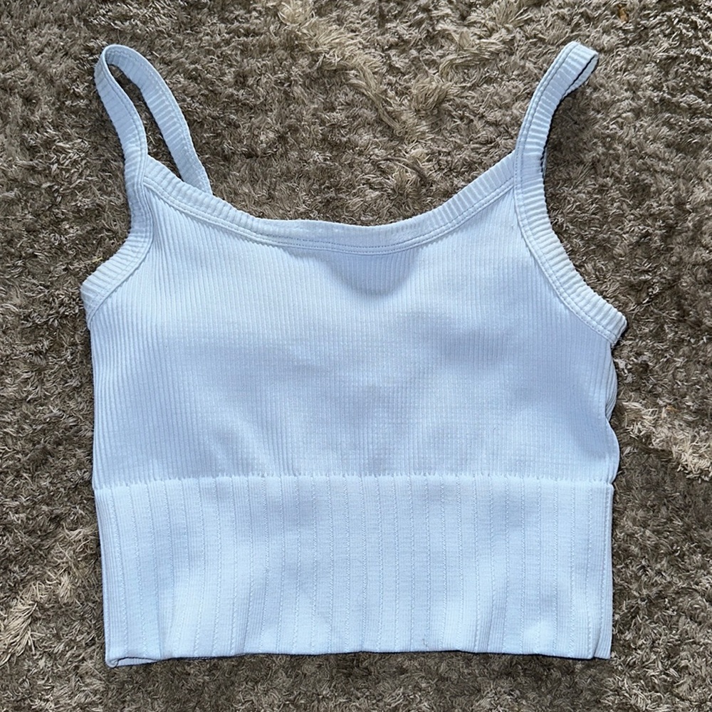 Blue tank top